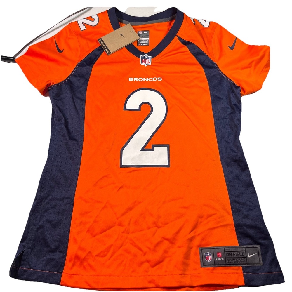 NEW Denver Broncos Patrick Surtain 2 Nike Football Jersey Womens Medium‎ Orange
